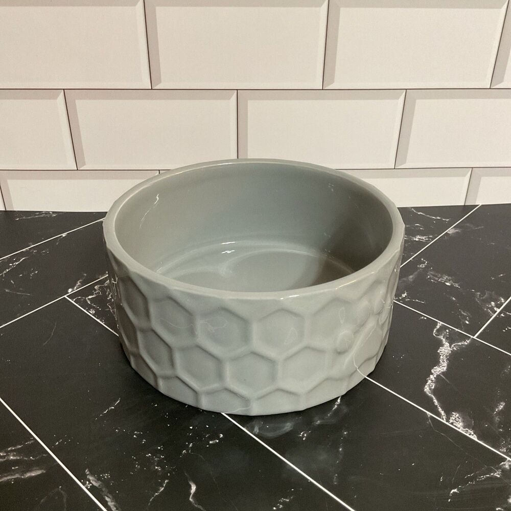 Sonoma goods for life gray Ceramic Bowl 3 cup (24oz) 6" x 2.75"